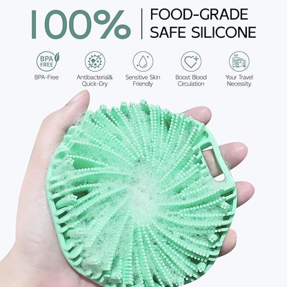 Silicone body scrubber, exfoliating body
