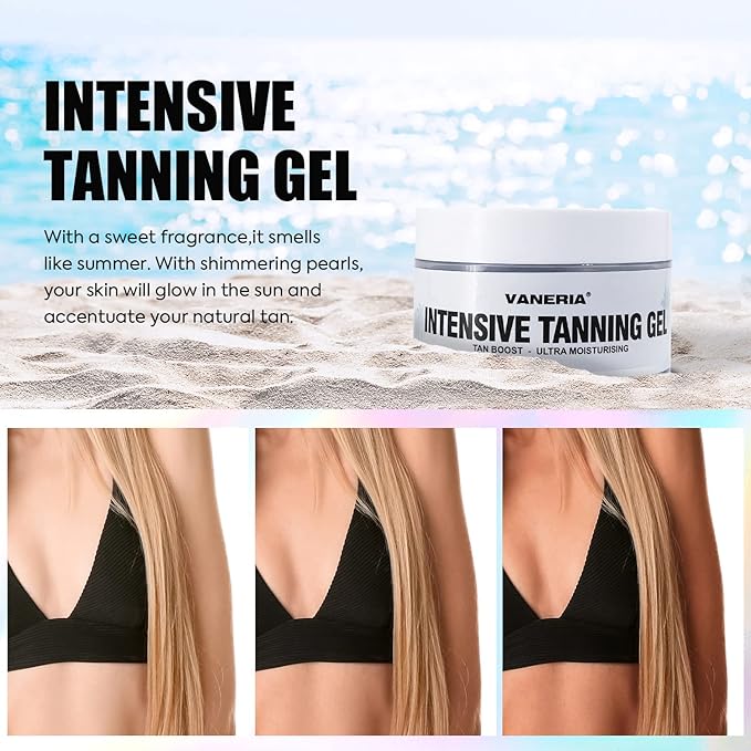 VANERIA Self Tan Gel,Medium Brown