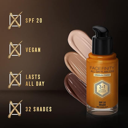 Max Factor Facefinity 3-in-1 All Day Flawless Foundation 30 ml