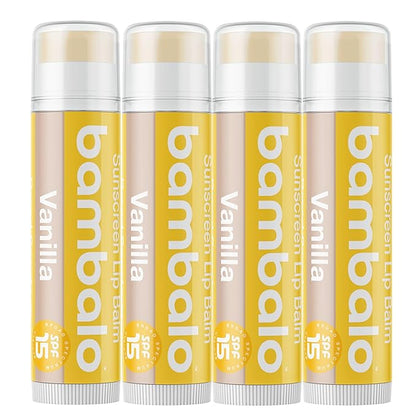 4-Pack Vanilla SPF 15 Lip Balm