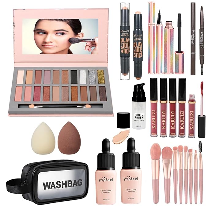 All in One Makeup Kit, Includes 20 Colors
