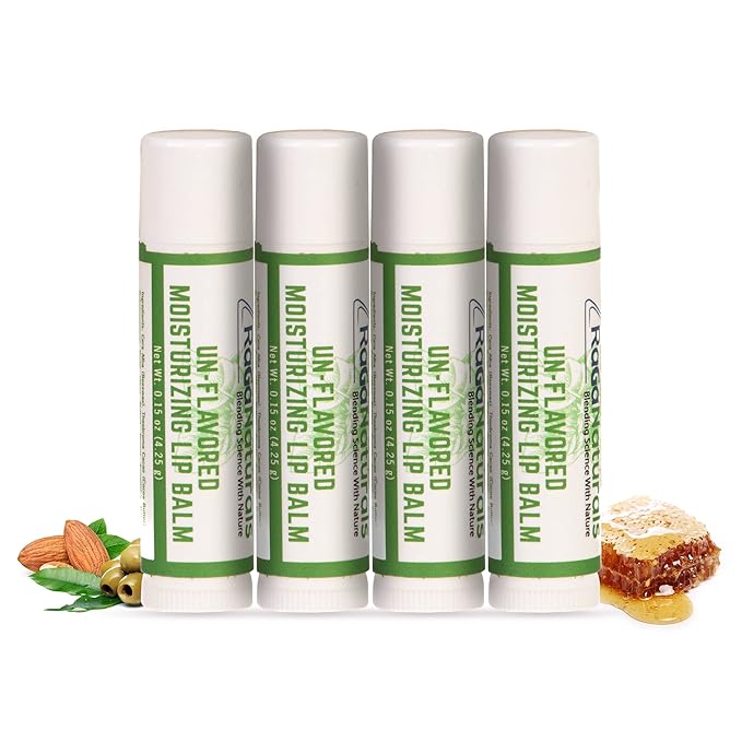 Unscented Lip Balm - 100% Natural Oil,
