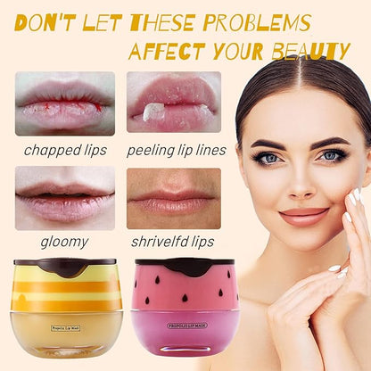 Balm Lip Balm Honey Pot, Propolis Moisturizing