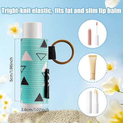 WK IEASON Lip Balm Holder Keychain