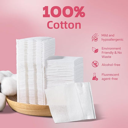 475 pcs square makeup cotton