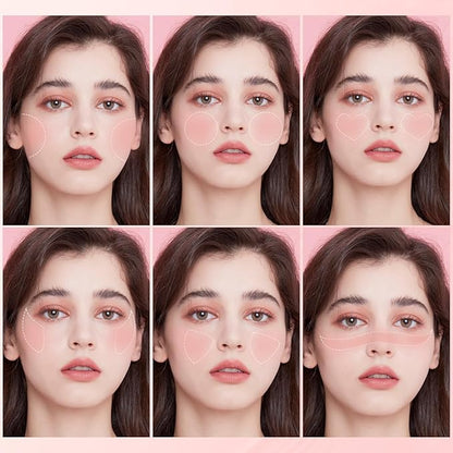 FOCALLURE Silky Cream Liquid Blush,Leaving a Matte Dewy