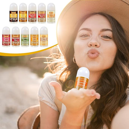 10 Pcs Mini Sunscreen Lip Balms