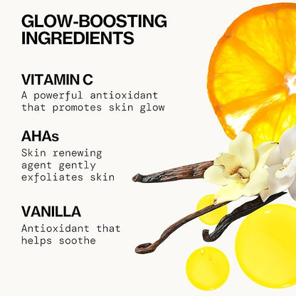 Pacifica Beauty | Glow Baby Vitamin C Trial + Value Kit | 3-Piece Skin Care Gift Set | Travel Friendly | Brightening Face Serum, Face Wash/Cleanser, Under Eye Patches | Glycolic Acid, AHA | Vegan