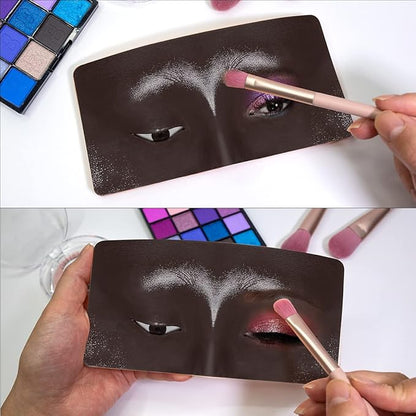 Makeup Mannequin Face, 3D Silicone Makeup