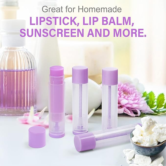 LotFancy Lip Balm Tubes Empty, 60PCS