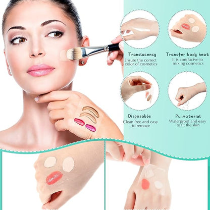 50 Pieces Hand Palette, Single Use Makeup Hand