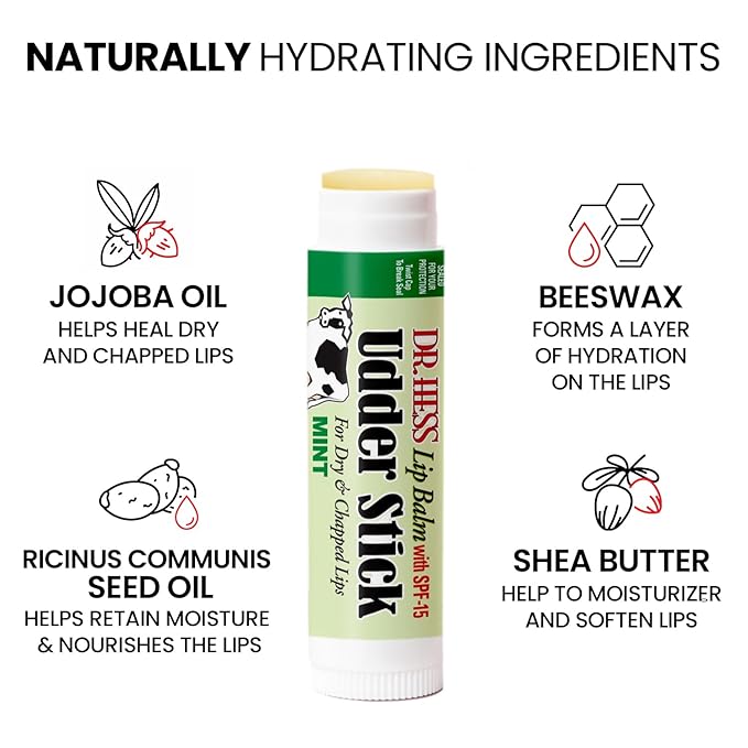 Original Udder Stick SPF Lip Balm, Flavor,