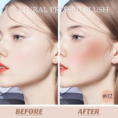 Boobeen Powder Blush, Single Color Blush Face Blush