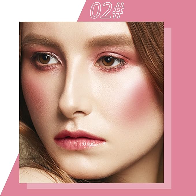 Erinde 2 Colors Liquid Highlighter and Blush Set,