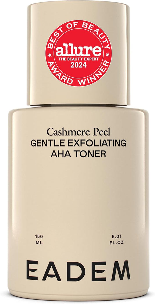 EADEM Gentle Exfoliating AHA & PHA Toner, Exfoliating Face Serum with Tranexamic Acid, AHA Exfoliant & Pore Minimizer for Face and Body, Acne Spot Serum, Mothers Day Gifts, 5.0 oz, Cashmere Peel