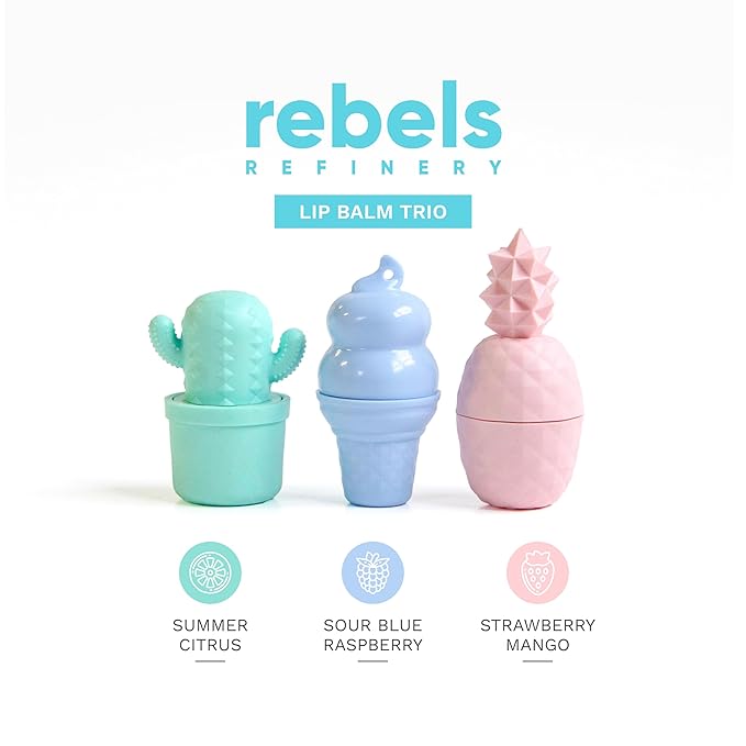 Rebels Refinery Mixed Lip Balm Trio