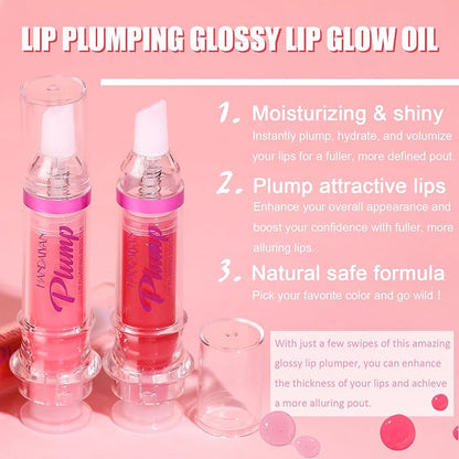Glossy Finish Lip Glow Oil,Lip Plumping