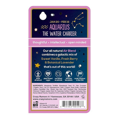 Crazy Rumors Aquarius Zodiac All Natural, Lavender)