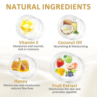 DMSKY 6 PCS Bee Lip Balm