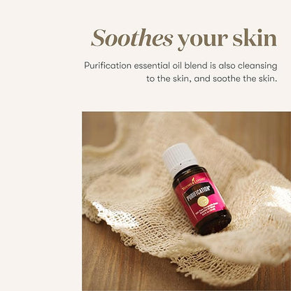 Young Living Purification Essential Oil Blend, 15ml - Aromatherapy Diffuser - Ideal for Cleansing Skin - Skincare and Beauty Addition - Pure & Natural