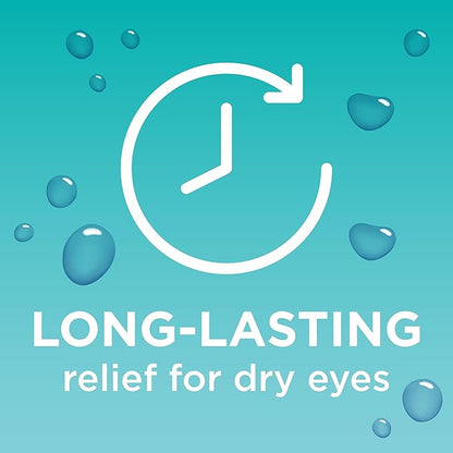 Blink Tears Lubricating Eye Drops Preservitive Free, Moisturizing & Soothing for Mild to Moderate Dry Eyes, with Hyaluronate, Reduces Discomfort, Long-Lasting Hydration, 0.01 Vials (25 Count)