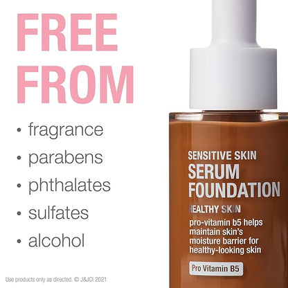 Neutrogena Healthy Skin Sensitive Skin Serum Foundation with Deep 01, 1 oz