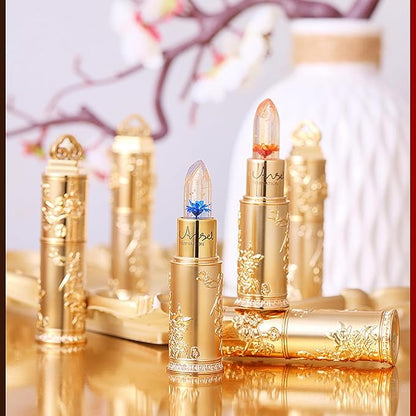 Flower Jelly Lipstick Set Temperature Change Moisturizer Long Change