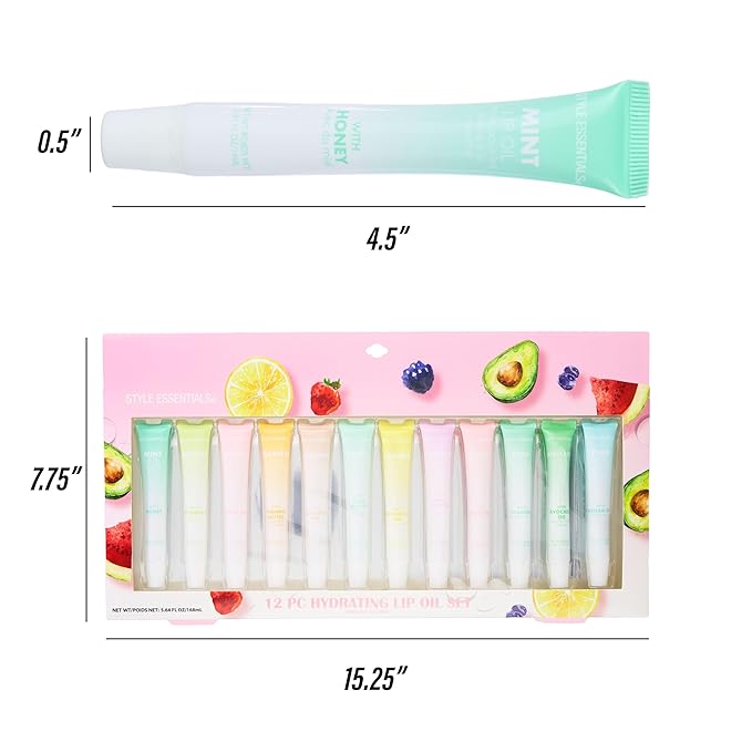 Expressions 12pc Lip Oil Set -