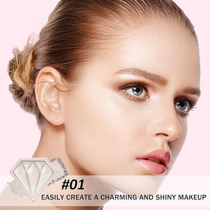 Boobeen Highlighter Makeup Palette, Baked Highlighter Bronzer Powder