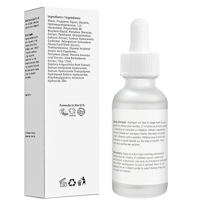 Hyaluronic Acid 2% + B5 Hydration Support Formula, Hyaluronic Acid Serum For Face - Large 30ml/1oz