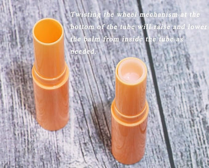 0.14oz Empty Flavored Lip Balm Container (Orange)