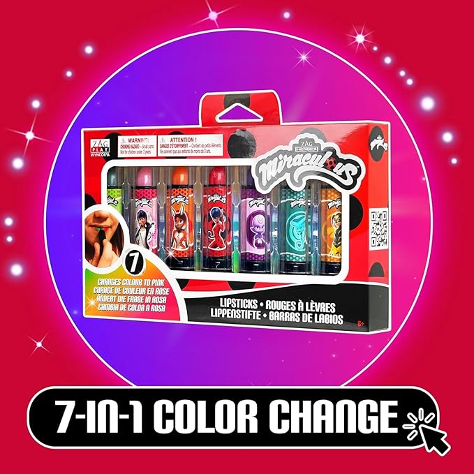 Miraculous Ladybug Cosmetic Lipstick Set -