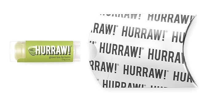 Hurraw! Green Tea Lip Balm: Organic,