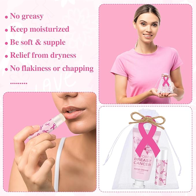 50 Set Breast Cancer Awareness Gifts Tag