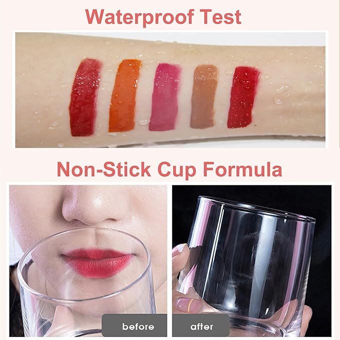 Hydrating Lip Glow Oil, Moisturizing Plumper Lip Gloss, Hydrating