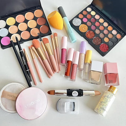 VERONNI All in One Makeup Kit,Eye Face Lips