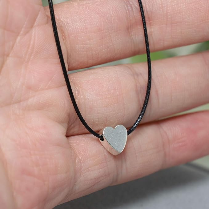 Fashion Silver Tiny Love Choker Necklace