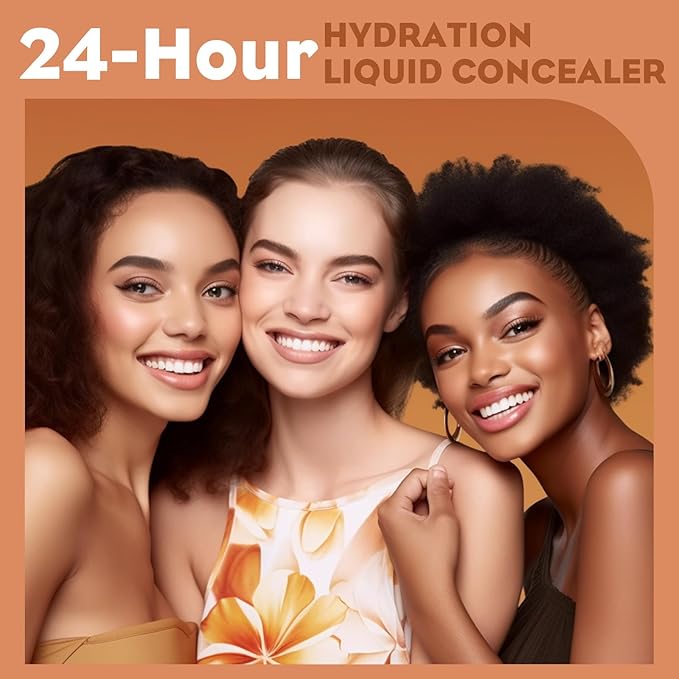 UCANBE Liquid Concealer Stick, Conceals, Covers, Highlights, Medium - Orange