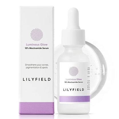 LILYFIELD Luminous Glow Serum With 10% Niacinamide. Smoothen Glow