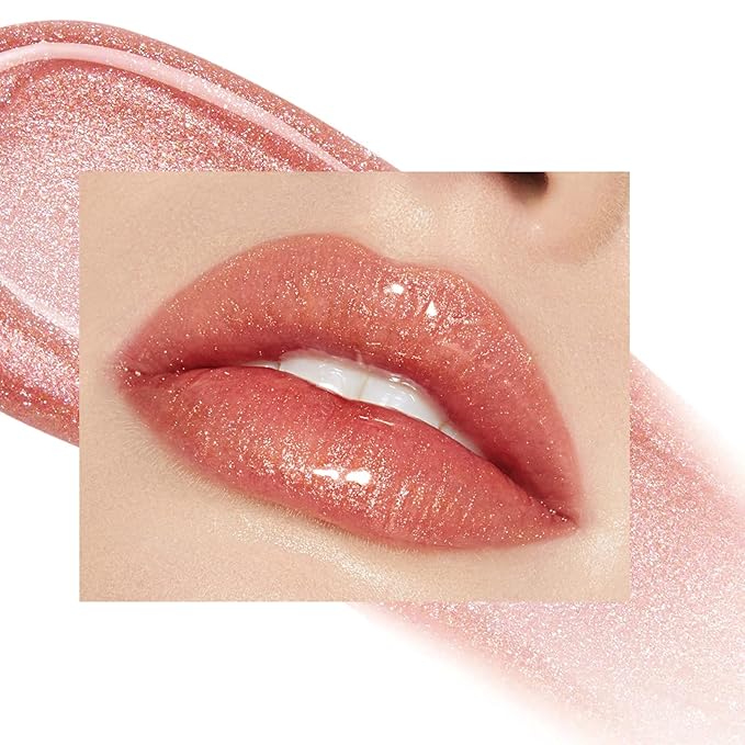 Colored Moisturizing Lip Gloss,Honey Lip Gloss Essence Non-sticky& Moisturizing