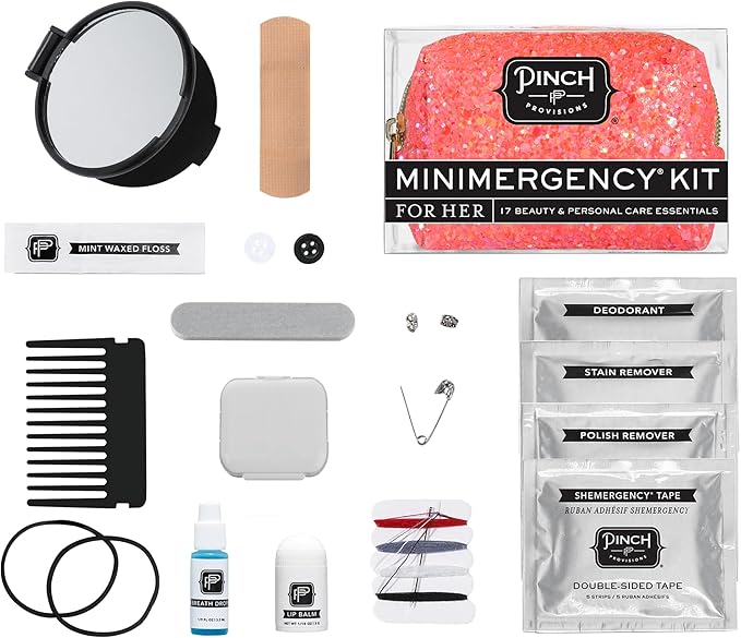 Pinch Provisions Coral Glitter Minimergency Kit, Holiday’s