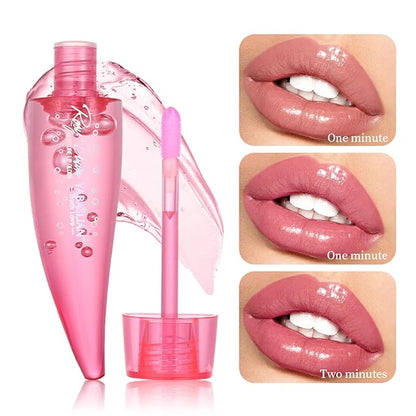 6PCS Aloe Vera Lip Gloss, Long Balm
