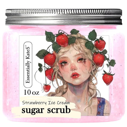 Strawberry Ice Cream Sugar Scrub 10