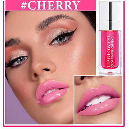 Plumping Lip Oil,Hydrating Lip Glow Oil