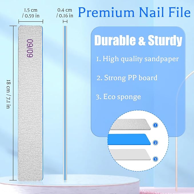Bleswin nail files 25pcs-nail file