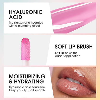 4 Pack Get Glossy Lip Oil Set - Get