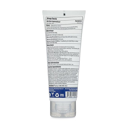 SPF 30 Mineral Sunscreen - Broad Spectrum Water Resistant Moisturizer Lotion For Body & Face - With Non-Nano Zinc Oxide, Vitamin E, & Antioxidants - Made in USA, 3 Oz