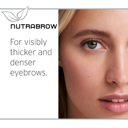 NutraBrow Eyebrow Enhancer - Eyebrow Growth Serum for Thicker Brows in 8-12 Weeks I Eyebrow Serum to Grow Brows I Made in Germany I 3ml