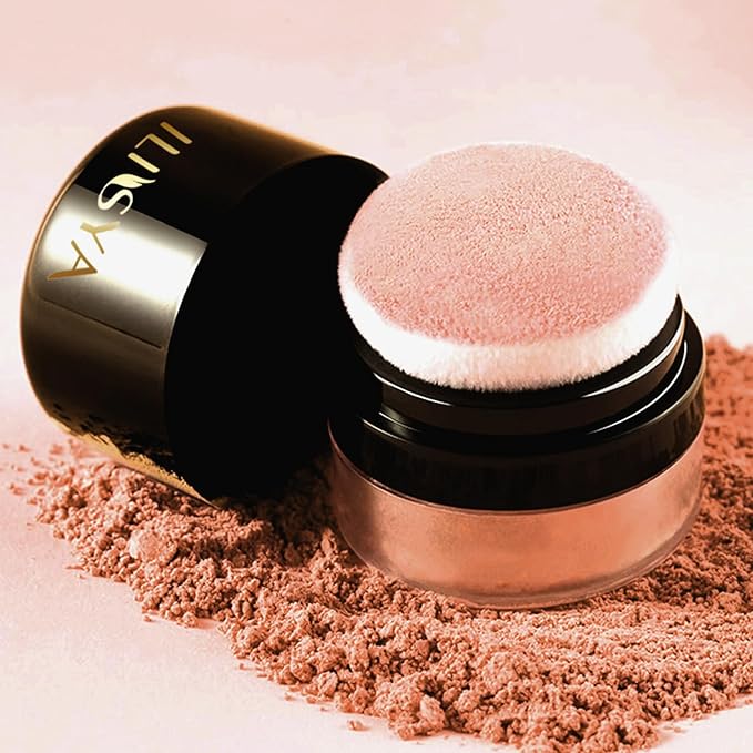 Face Blush Powder Makeup Soft Mushroom Blush for (Bronze Gingko)