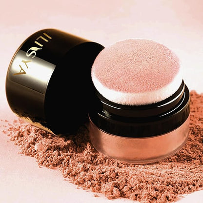 Face Blush Powder Makeup Soft Mushroom Blush for (Bronze Gingko)